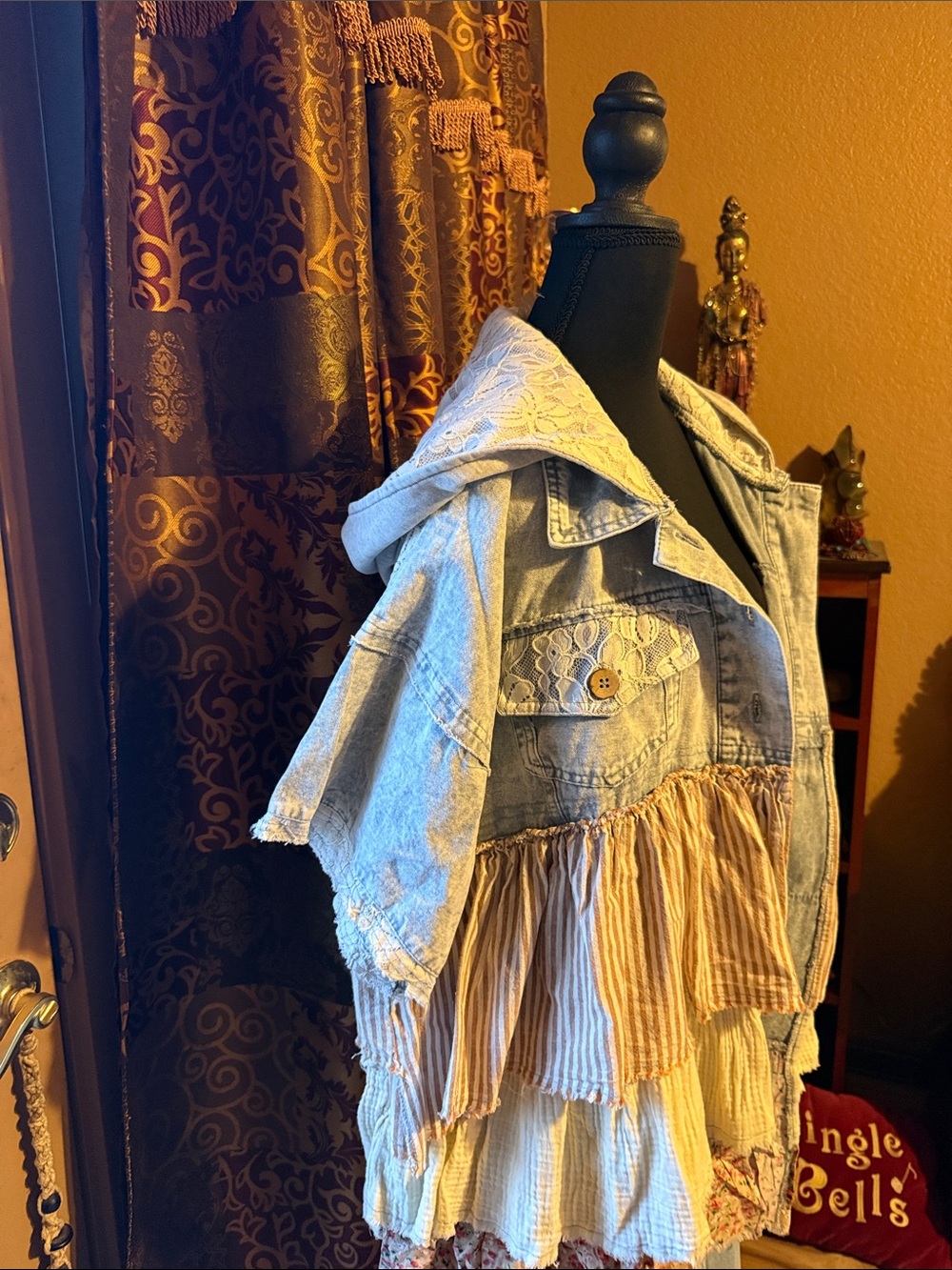 Oli and Holi Jean Jacket with Tempo of Paris Wide leg Hi waist Jeans - Picture 3 of 3